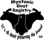 The Myotonic Goat Registry Logo